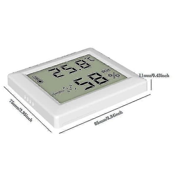 3-pack Termo-hygrometer, Ultratunn Termometer och Hygrometer, Digital Hygrometer, Inomhus Termometer för Vertikal eller Väggmontering