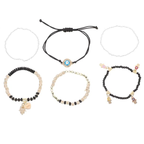 Kvinnor Pärlarmband Multi Lager Modeaccessoar Rund Form 6st