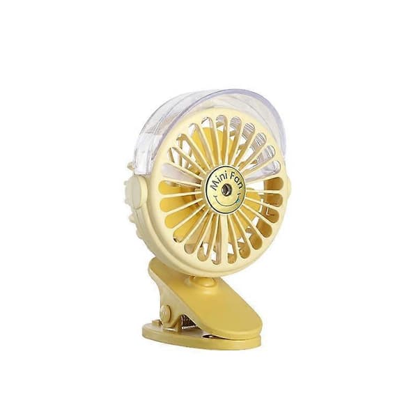Desktop clip-on højeffekt USB-ventilator med lys 02
