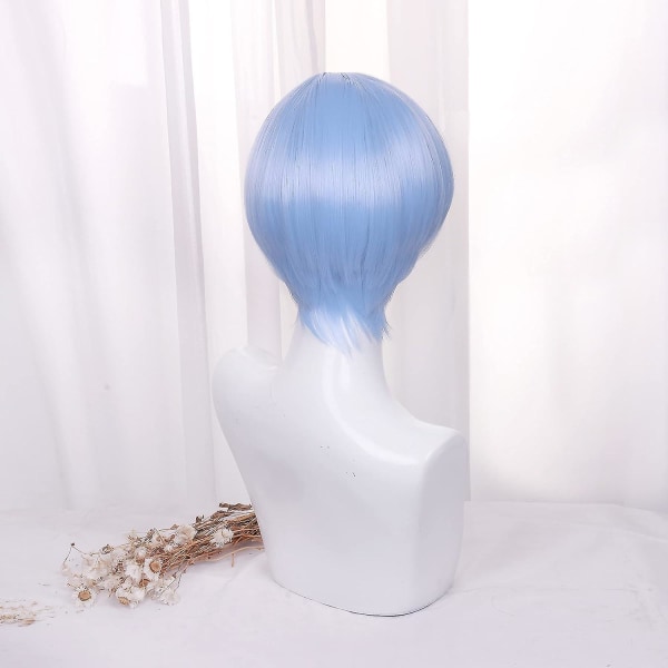 Rei Ayanami Asuka Cosplay Peruk Med Hårklämmor Eva Kostym Peruk Genesis Evangelion Anime Peruk Värmebeständig Syntetisk Hairwig För Cosplay Kostym Anime asuka