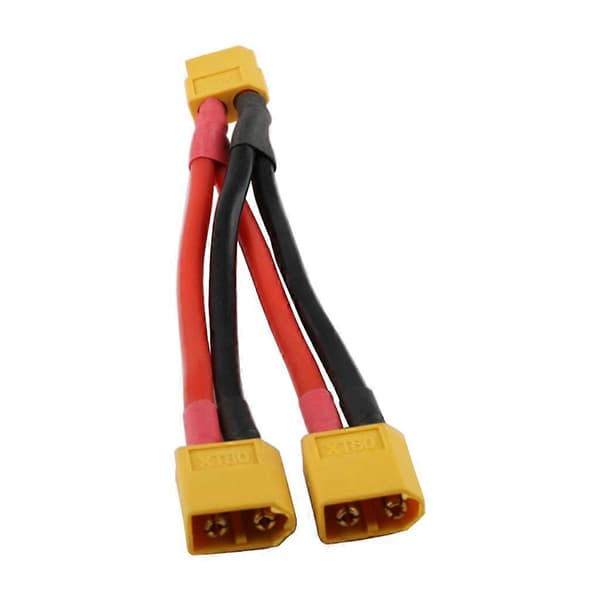 Parallel Batteristik Kabel 3-vejs Silikoneledning til RC Batterimotor