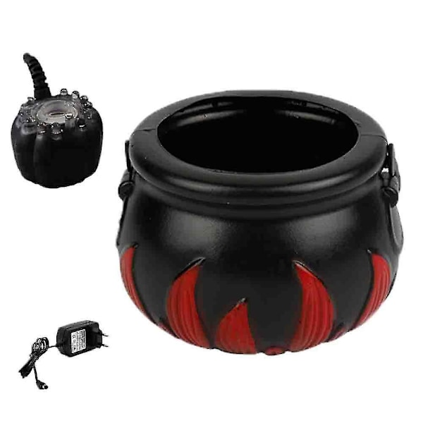 Halloween Dekorativ Tågemaskine Med Farveskiftende LED Lysrekvisitter (b, Style) 2 Stk bd