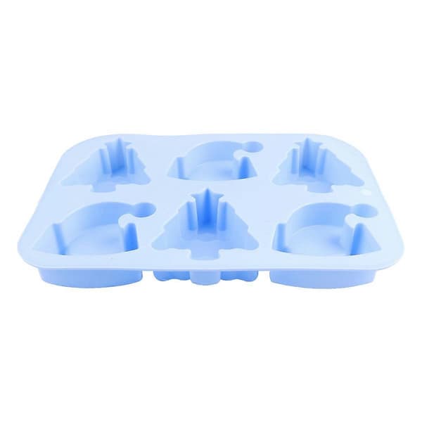 Julekageforme Silikonebageform 25,3X17,3X2,5Cm DIY Til Jul 1 Pakke
