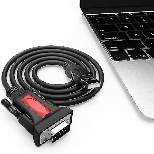 USB till RS232, 9-pin USB-kabelkonverterare för routrar Windows 10/8/7 A