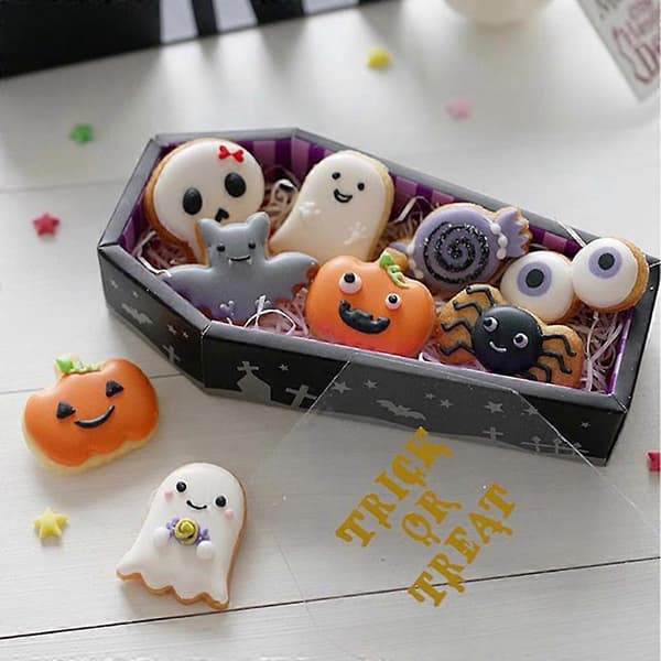 9 stk. Halloween-tema formkager kageform til kreative ring 3D tegneserie bageform