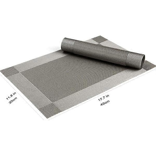 Varmebestandig sklisikker rektangulær PVC-bordplate Egnet for Din
