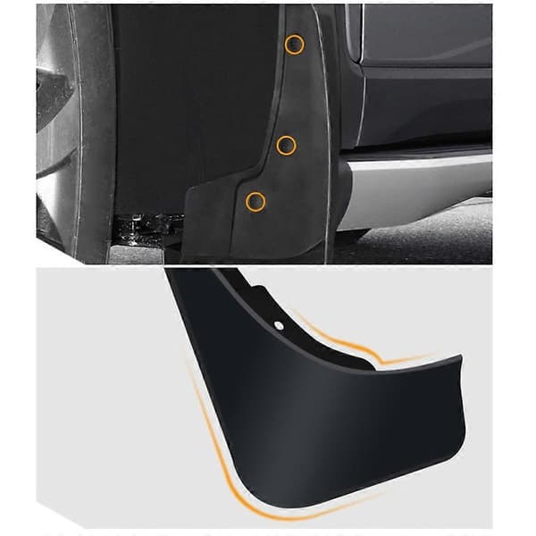 Opgraderede Stænklapper Mudflaps Mudguards Sorte Stænkskærme til 8 plus