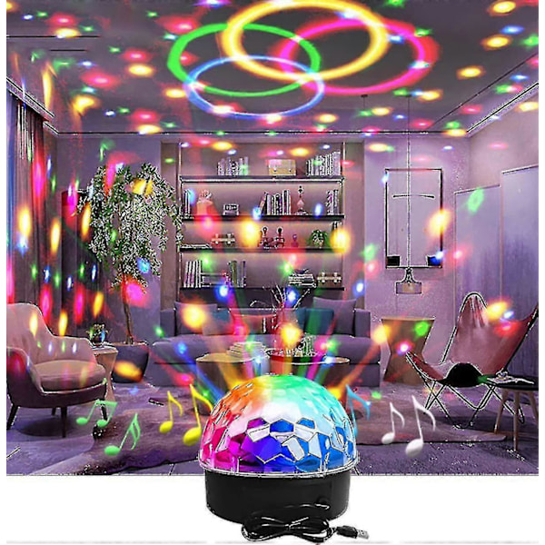 Diskokugle Diskolys Fest Diskolys Projektor Led Festlampe