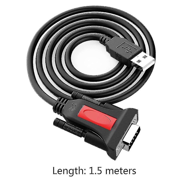 USB till RS232, 9-pin USB-kabelkonverterare för routrar Windows 10/8/7 A