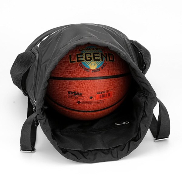 Tongkou Bag Ny Basketball ryggsekk black