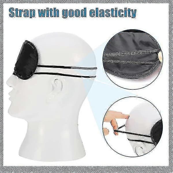 10-pack Ögonmask Skuggskydd Ögonbindel Resesömnmask, Vit