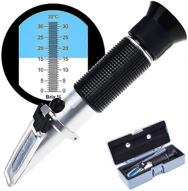 Sukkerinnhold Refraktometer