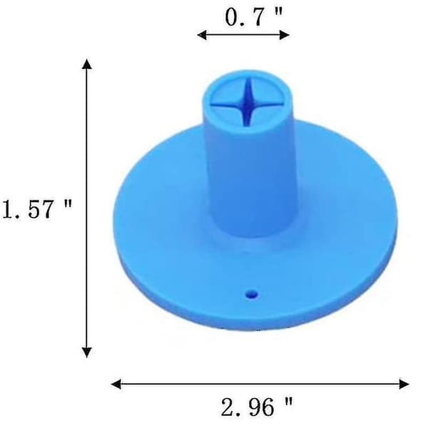 10 stk. Golf Tpr Tee Holder Sæt Til Golf Driving Range Tee, pink