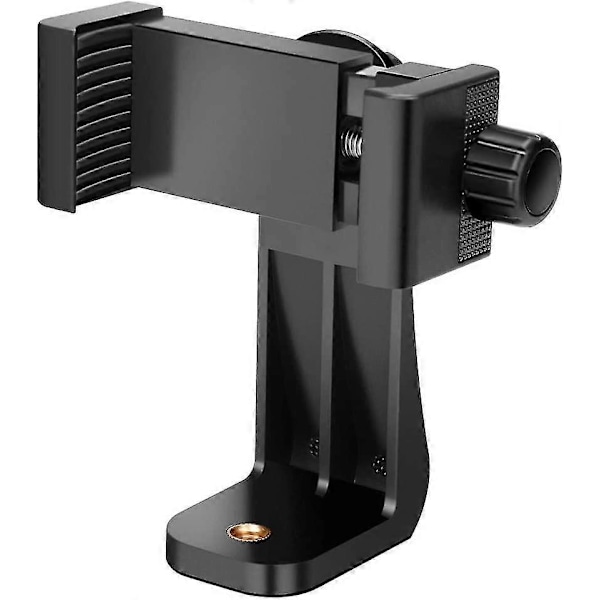 Zk- iPhone Stativ - Universelt Smarttelefonstativ med 360 Graders Rotasjon for Telefoner - Telefon Stativ Adapter med Justerbar Klemme - Telefontilbehør