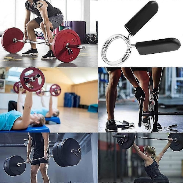 8 kpl 25 mm käsipainolukko jousilukot lukituslaite käsipainotanko lahja H