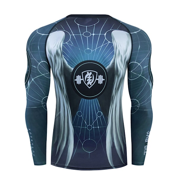 Miesten Muay Thai Miesten MMA-potkunyrkkeily-urheilupuku BJJ Rashguard T-paidat Rash Guard Fitness Verryttelypuku Nyrkkeilypaita Set 50 Leggings M