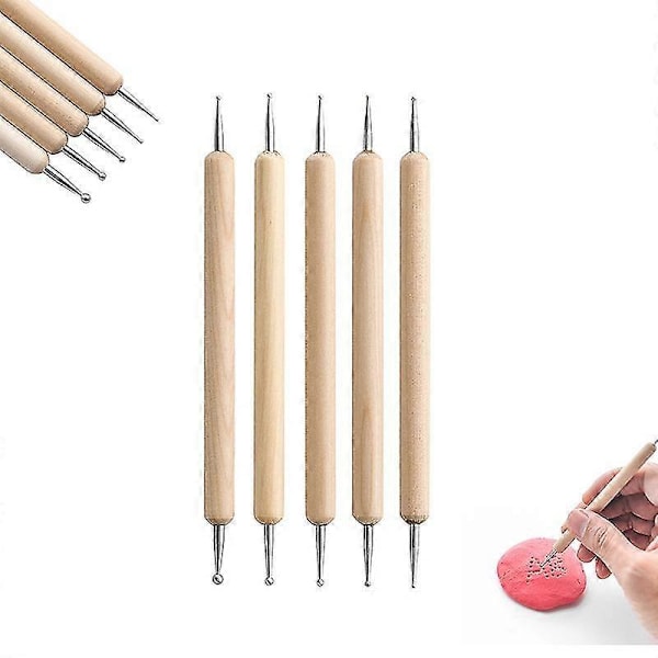 Keramikverktyg Set Skulptering Keramisk Skulptur Polymerlera Hantverk Hobbytillbehör Snidning Trimning Modelleringsverktyg Set