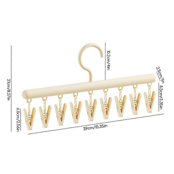 Innendørs klesvask, solid, plassbesparende for garderobeskap Dopamine 1PCS