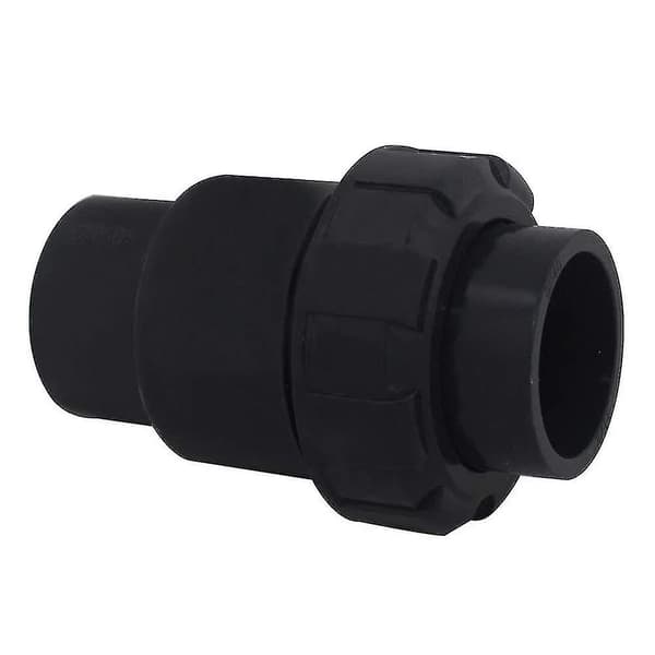 40mm Kulbackventil PVC Vattenbackventil Backflödesskydd Poolventil (innerdiameter 40mm), Svart