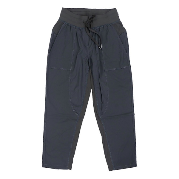 Naisten Fitness Joggers Nylon Hengittävät Rento Kiristysnyörilliset Collegehousut Juoksuun Pyöräilyyn (Vihreä Musta) M