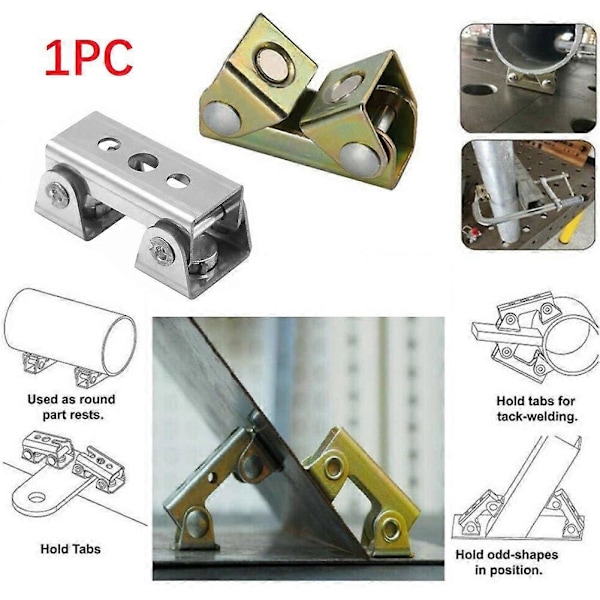 Svetsklämma Svetshållare V-kuddar V-formad Svetshållare V-typ Klämmor Svetsfixtur Magnetisk V-typ Handverktyg FFK