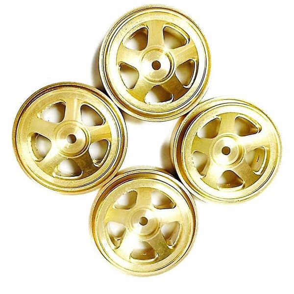 4st Mässing Beadlock Hjul Fälg Nav Motvikt För 1/18 Skala Cruiser Rc Bil Uppgraderingsdelar