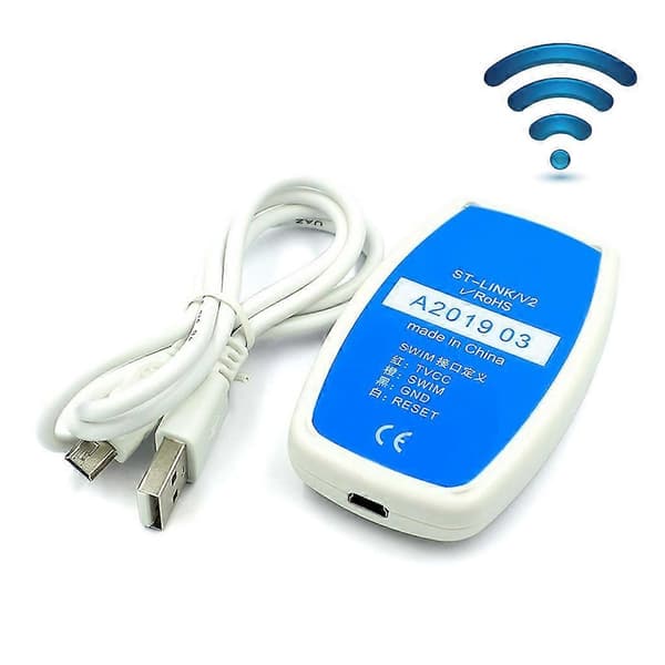 ST-Link V2 Programmer til S-T STM8-STM32 MCU Microcontroller Udvikling JTAG-