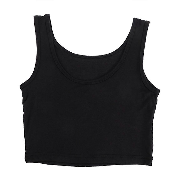 Naisten Muoti Urheiluliivi Toppi Camisole Crop Paita T-paita (Ruusuinen)