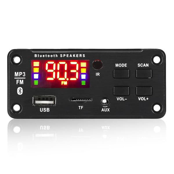 Mp3 Bluetooth Decoder Board 2x25w Usb Fm Radio Tf Usb 3.5 Mm Aux Musikafspiller Til Biltilbehør D
