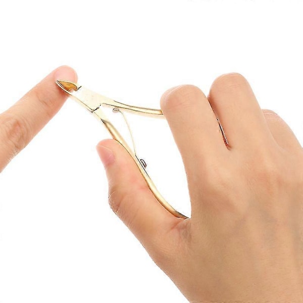 Professionel Neglebåndsfjerner Klipper Nipper Trimmer Rustfrit Stål Død Hud Fjerner Neglebåndsklipper Pedicure Manicure Værktøj Til Fingernegle & Tånegle