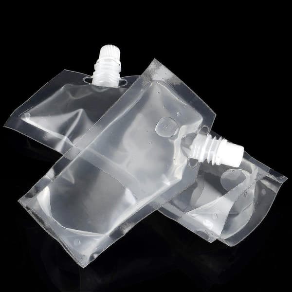10 Stycken Dryckesflaskor Spritpåse Återanvändbara Dricksflaskor Döljbara