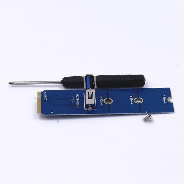 M.2-PCI-E X4 USB 3.0 -sovitin nousukortti BTC-näytönohjaimen laajennussovitin