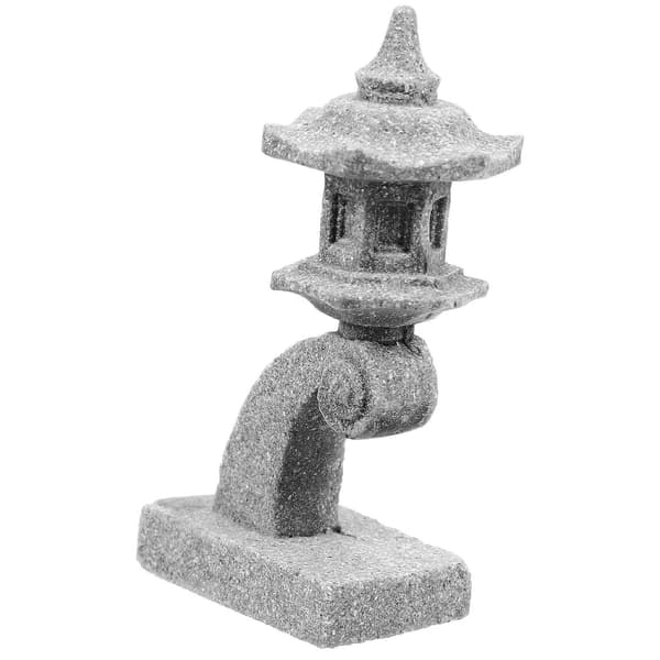 Miniature Pagode Statue Simulation Pagode Ornament Have Bonsai Pagode Landskabsdekoration