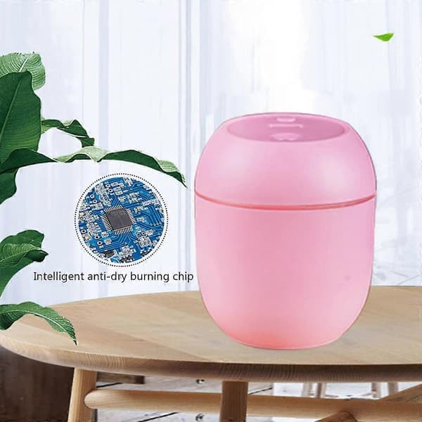 Mini bilfukter USB fargerike LED-lys aromaterapi eterisk oljediffuser