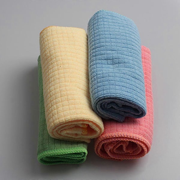4 stk. Mikrofiber Viskestykker Absorption - Fnullerfri Mikrofiber Håndklæder