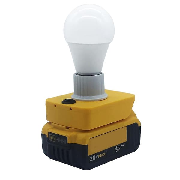 Bærbar E27 Pære LED Lys Til 18v 20v Serie Lithium Batteri Dcb180 Dcb182 Dcb609