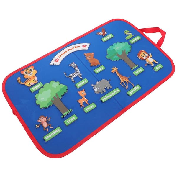 Filtbräda för barn, pedagogisk interaktiv inlärning, rektangulär .00X36.00X0.50CM 1 set