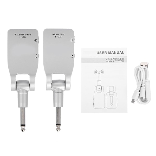 WP-1 2.4G Trådløst Gitarsystem Sender Mottaker for Elektrisk Gitar