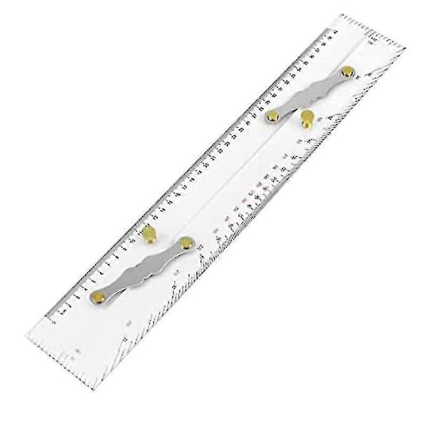 Marine Parallel Lineal Klar Skala, 450mm, Nautiske Kort Parallel