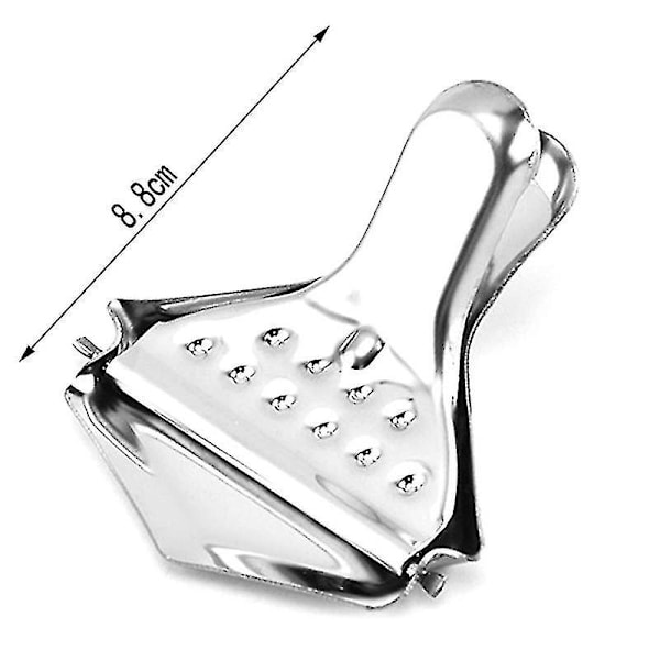 Citron- och Limepressare i Metall, Bärbar Mini-Pressare, Klämmor, Manuell Saftpressare för Apelsin, Citrusfrukter, Köksfruktverktyg (2 stycken) A