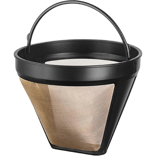 Gullfarget permanent kaffefilter - YuJia