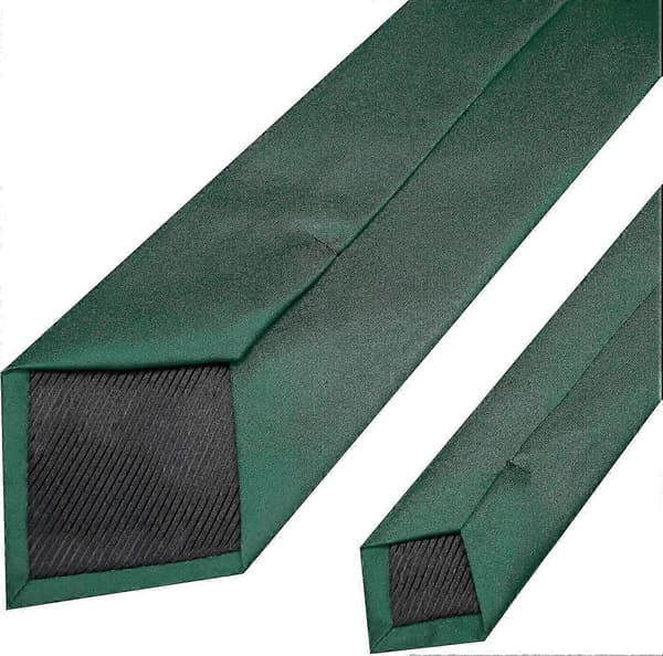 Enfärgad slips herrslips för affärer och bröllopsfest Emerald Green