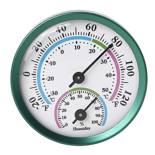 Mini Inomhus Termometer Hygrometer Analog 2 i 1 Temperatur Luftfuktighetsmätare