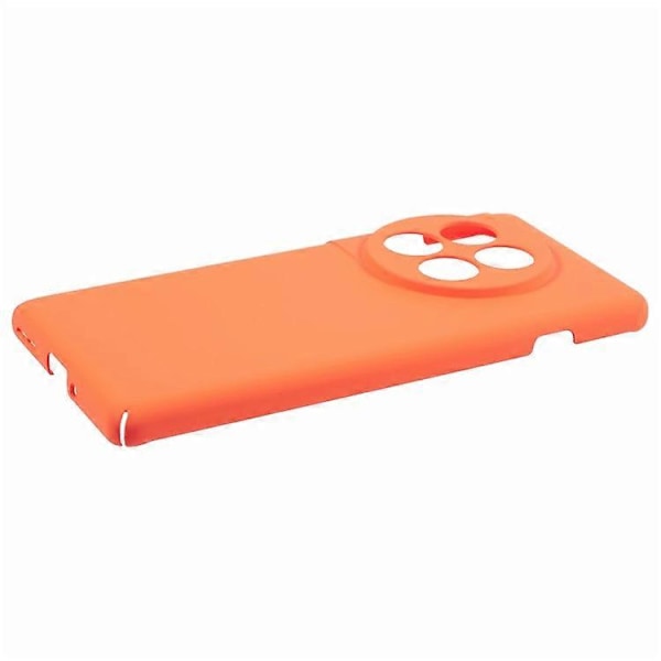 Kompatibelt Skal för OnePlus 12 5G - Hudliknande Gummerad PC Stöttåligt Mobilskal Orange