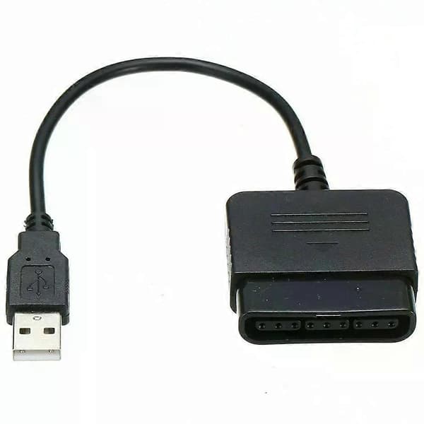 1 stk. USB-adapter PS2 til PS3 PC-videokonverter til spilcontroller Høj kvalitet Holdbart spiltilbehør