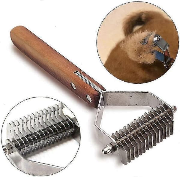 Underullsbortste Curryborste Trimmer För Hundar