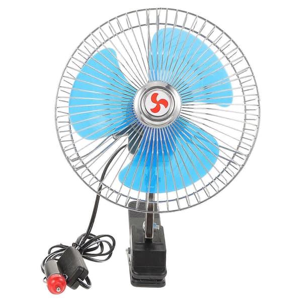 Bilventilator Clip-on Cigarettænder Ventilator Bærbar Køleventilator Roterbar Ventilator til Lastbil