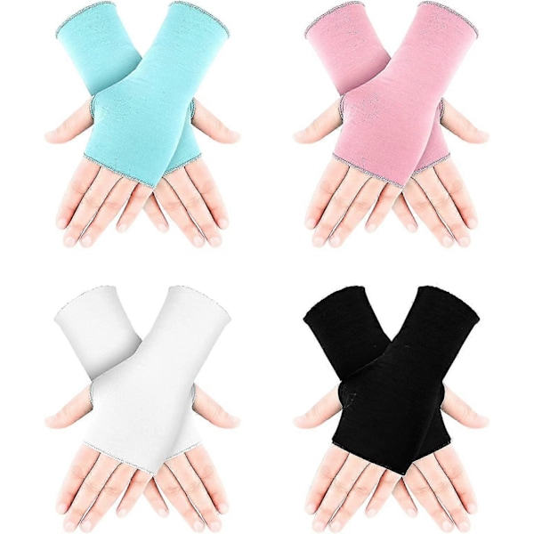 UV-suojaukselliset rannepituudet auringonsuojakäsineet ajamiseen, unisex, sormettomat