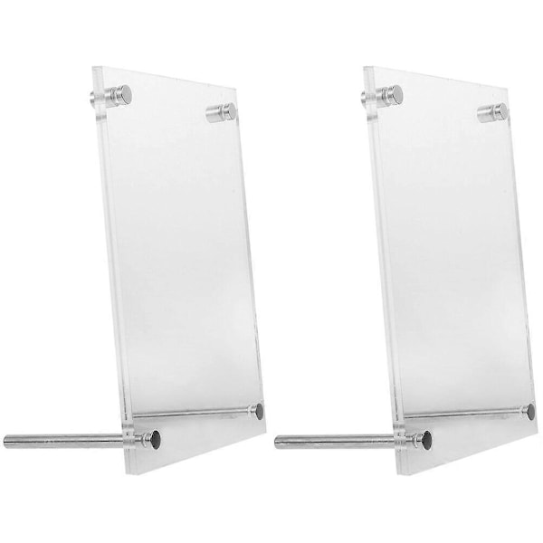 2 stk. rammer for næringslisens, akryl, transparent fotoramme, plakatramme, akryl fotoramme
