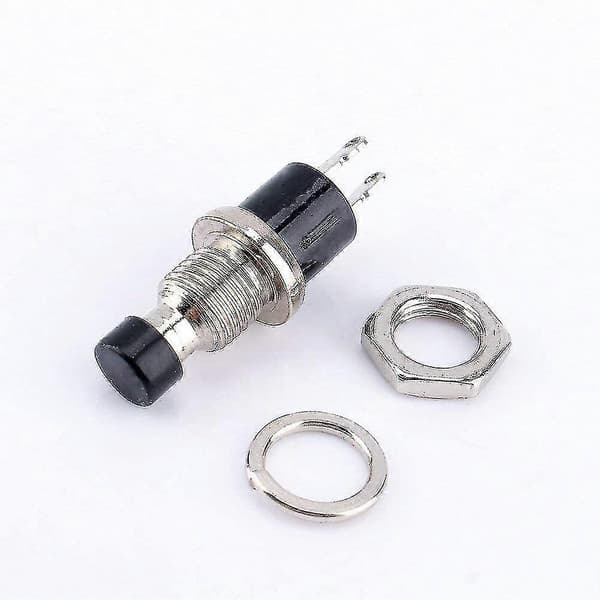 10 stk. Mini Toggle Switch Bil Tænd/Sluk Sort Switch Momentary Button